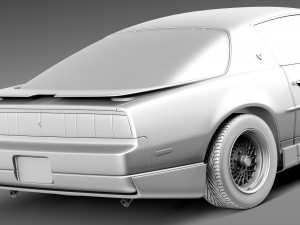 Pontiac Firebird Trans Am GTA 1991-1993 Model 3D