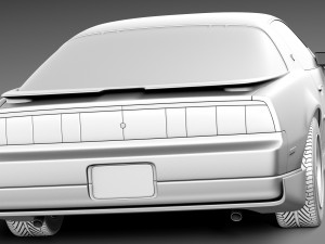 Pontiac Firebird Trans Am GTA 1991-1993 Model 3D