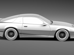 Pontiac Firebird Trans Am GTA 1991-1993 Model 3D