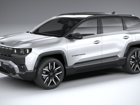 Jeep Compass Overland 2026 3D Модель