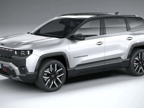 Jeep Compass Overland 2026 3D Modell