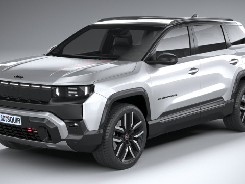 Jeep Compass Overland 2026 3D Model