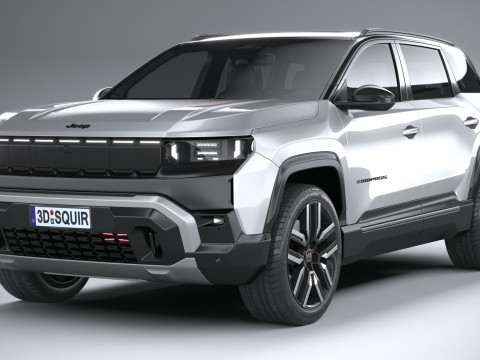 Jeep Compass Overland 2026 3D Model