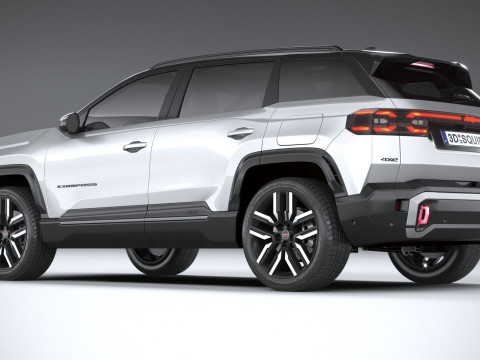 Jeep Compass Overland 2026 3D Model