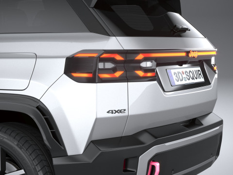 Jeep Compass Overland 2026 3D Model
