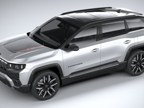 Jeep Compass Overland 2026 3D Model