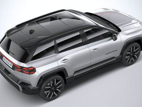 Jeep Compass Overland 2026 3D Model