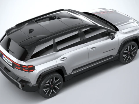 Jeep Compass Overland 2026 3D Model
