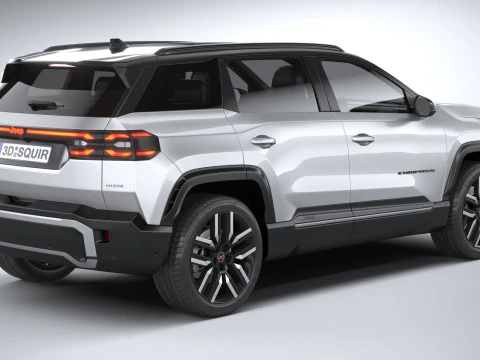 Jeep Compass Overland 2026 3D Model
