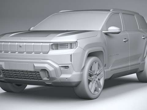 Jeep Compass Overland 2026 3D Model
