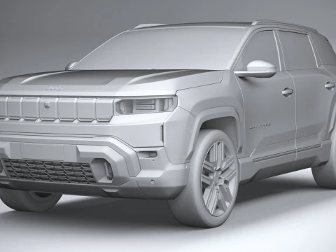 Jeep Compass Overland 2026 3D Model