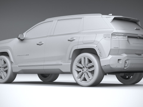 Jeep Compass Overland 2026 3D Model