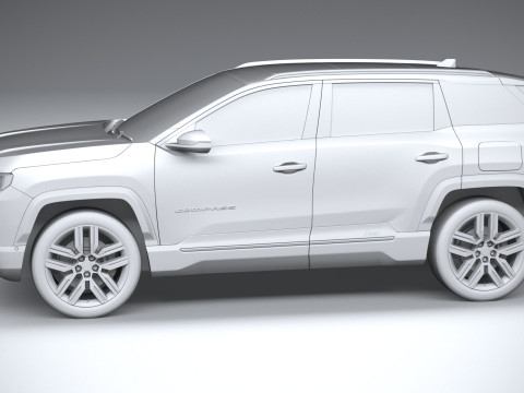 Jeep Compass Overland 2026 3D Model