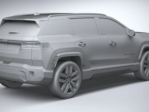 Jeep Compass Overland 2026 3D Model