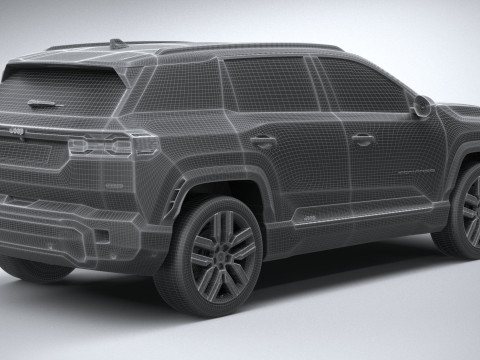Jeep Compass Overland 2026 3D Model