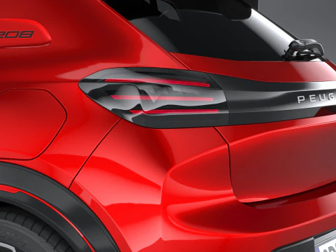 Peugeot E-208 GTI 2026 Modelo 3D