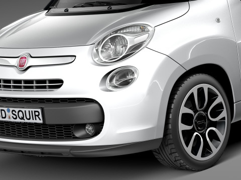 Fiat 500L 2013 3D मॉडल
