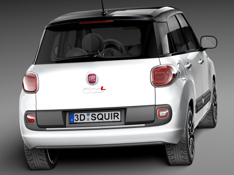 Fiat 500L 2013 3D मॉडल