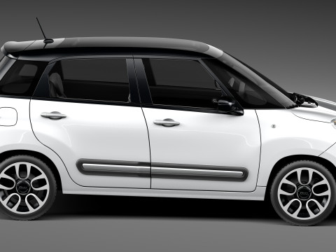Fiat 500L 2013 3D मॉडल