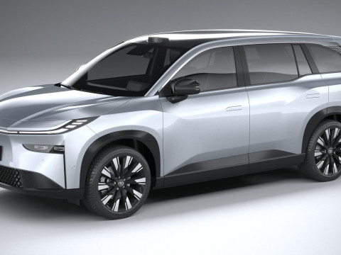 Toyota BZ3X 2026 3D Модель