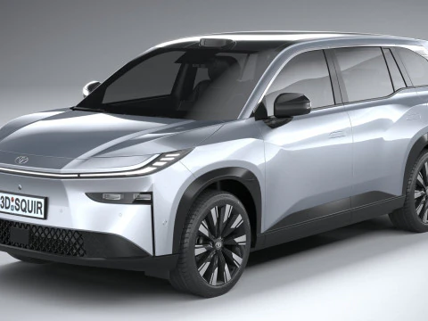 Toyota BZ3X 2026 3D Model