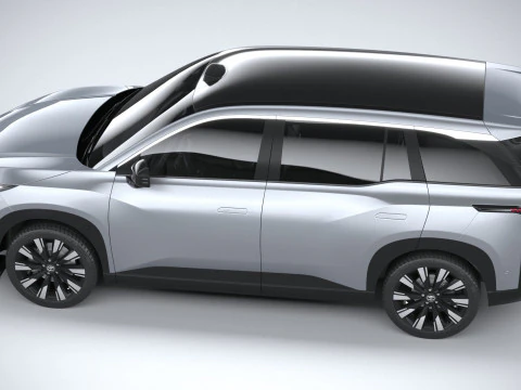Toyota BZ3X 2026 3D Model