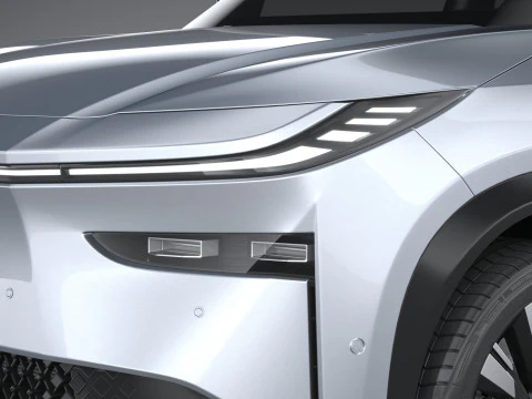 Toyota BZ3X 2026 3D Model