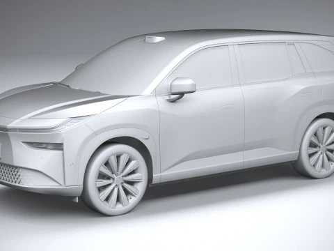 Toyota BZ3X 2026 3D Model