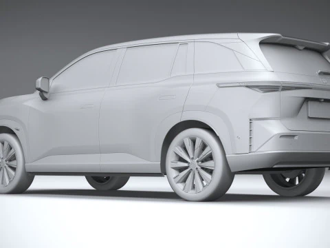 Toyota BZ3X 2026 3D Model