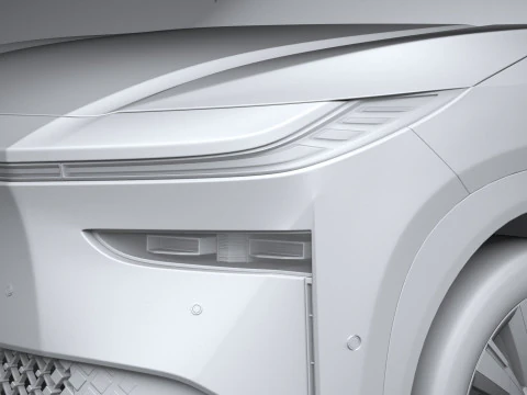 Toyota BZ3X 2026 3D Model