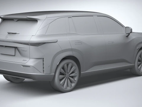 Toyota BZ3X 2026 3D Model