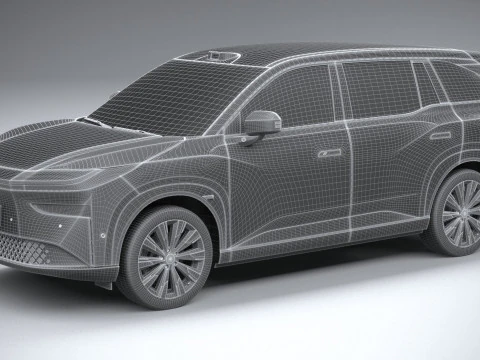 Toyota BZ3X 2026 3D Model