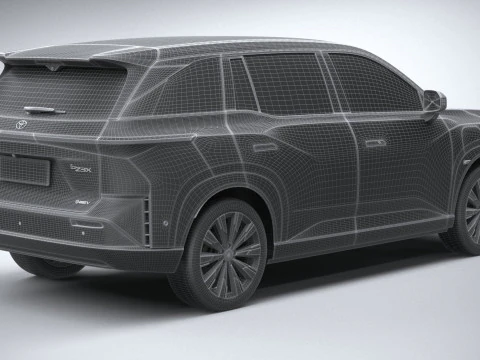 Toyota BZ3X 2026 3D Model