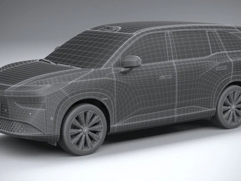 Toyota BZ3X 2026 3D Model
