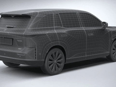 Toyota BZ3X 2026 3D Model