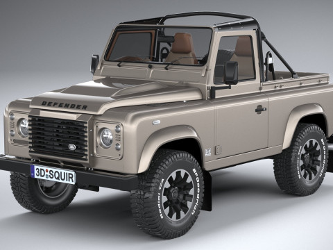 Land Rover Defender Classic V8 Soft Top 2025 Modèle 3D