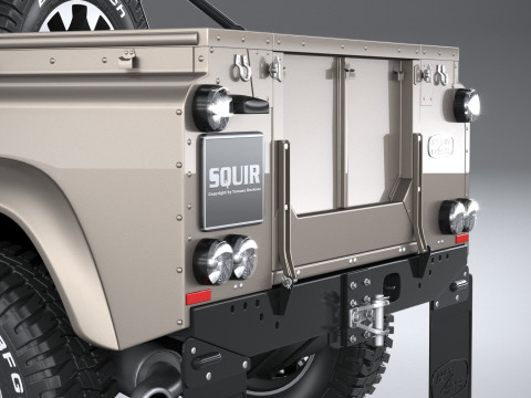Land Rover Defender Classic V8 Soft Top 2025 Modèle 3D