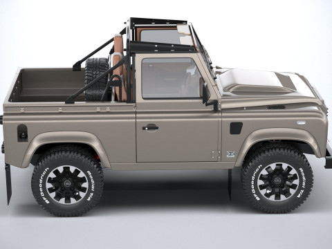 Land Rover Defender Classic V8 Soft Top 2025 Modèle 3D
