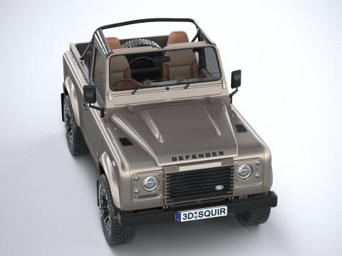 Land Rover Defender Classic V8 Soft Top 2025 Modèle 3D