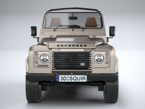 Land Rover Defender Classic V8 Soft Top 2025 Modèle 3D