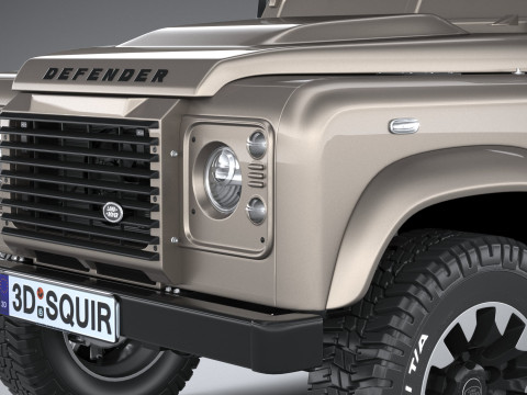 Land Rover Defender Classic V8 Soft Top 2025 Modèle 3D