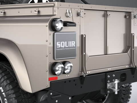 Land Rover Defender Classic V8 Soft Top 2025 Modèle 3D