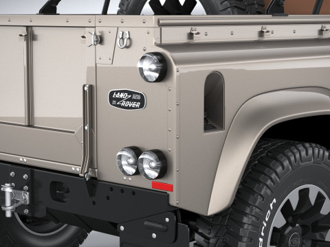 Land Rover Defender Classic V8 Soft Top 2025 Modèle 3D