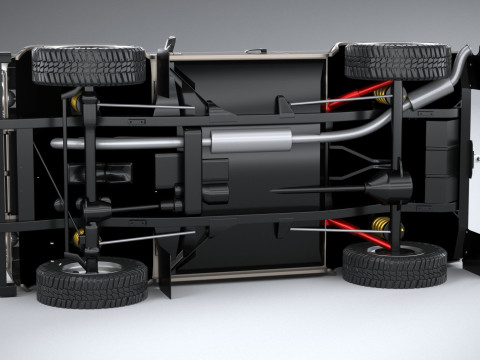 Land Rover Defender Classic V8 Soft Top 2025 Modèle 3D