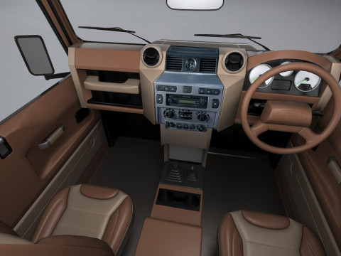 Land Rover Defender Classic V8 Soft Top 2025 Modèle 3D