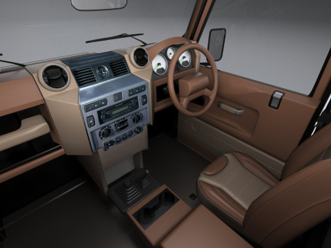 Land Rover Defender Classic V8 Soft Top 2025 Modèle 3D