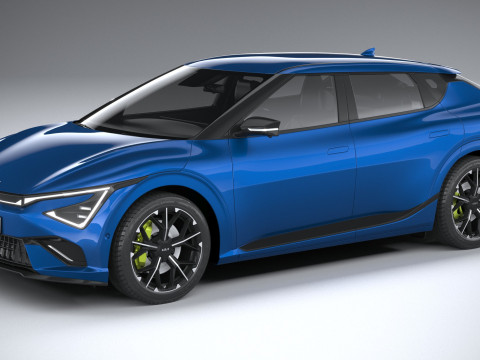 Kia EV6 GT 2025 3D 모델