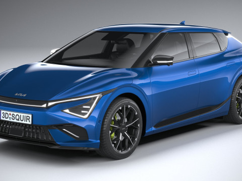 Kia EV6 GT 2025 3D-Modell