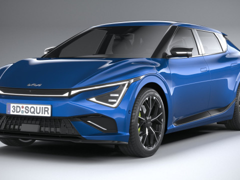 Kia EV6 GT 2025 3D-Modell