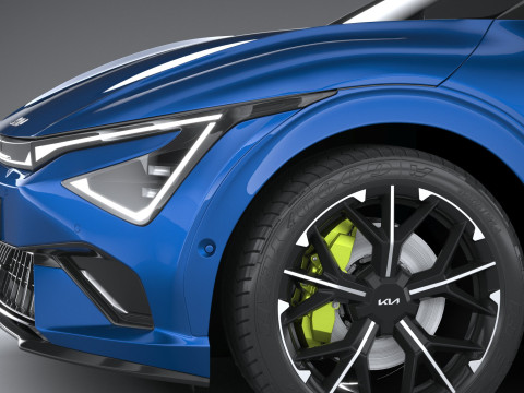 Kia EV6 GT 2025 3D-Modell